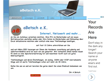 Tablet Screenshot of abetsch.com